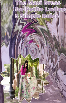 Best long dress style for petite