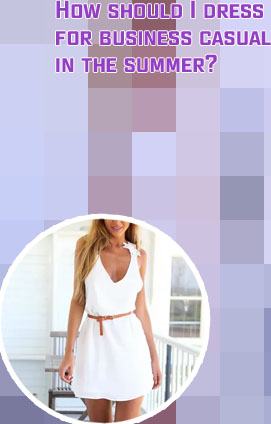 Casual dress for short ladies