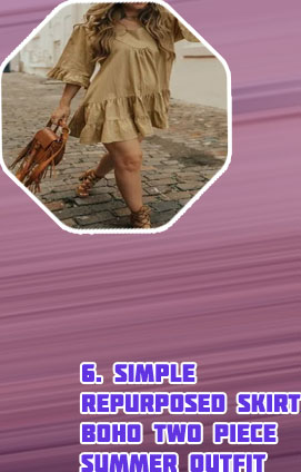 Cute boho summer outfits