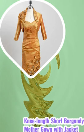 Knee length frock with jacket