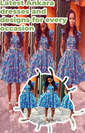 Latest style for ankara gown