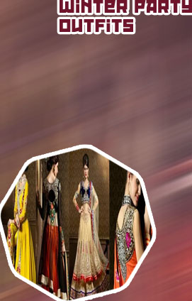 Winter party wear dresses for ladies